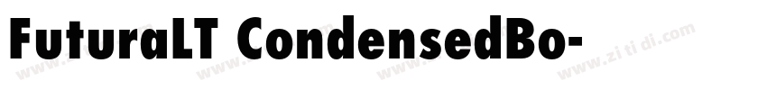 FuturaLT CondensedBo字体转换